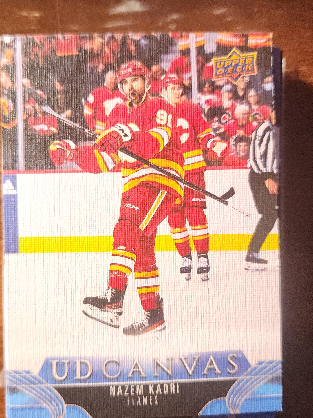 UD Canvas Nazem Kadri Flames Hockey Card thumbnail