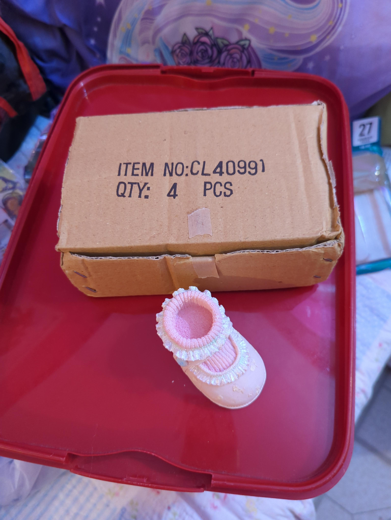 Baby Girl Pink Shoes - Size Unknown thumbnail