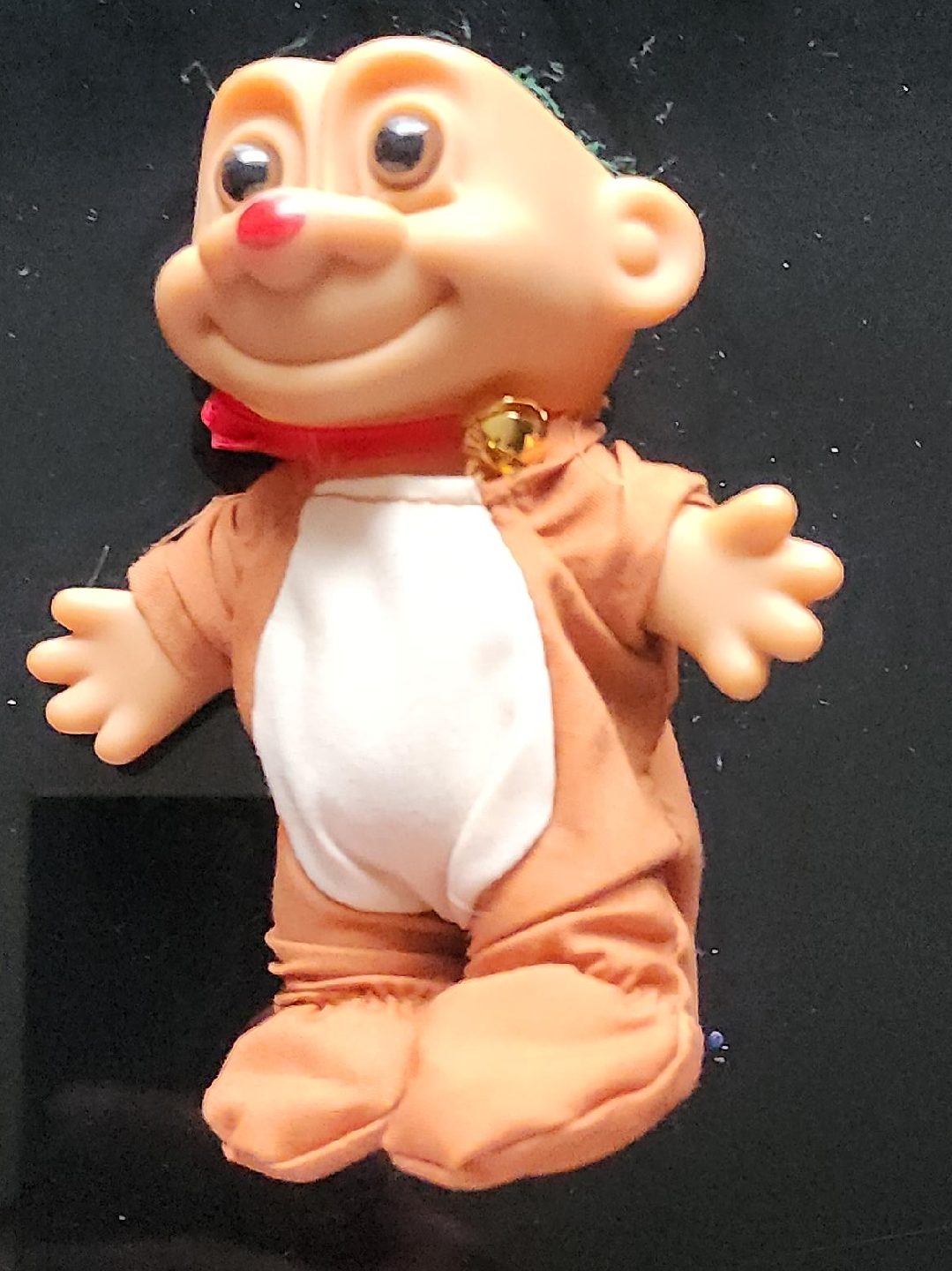 Vintage Troll Doll with Bell thumbnail