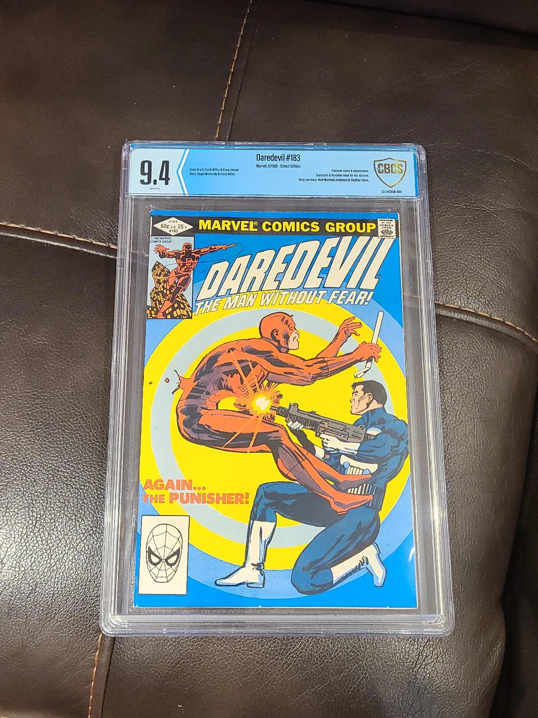 Daredevil #183 Marvel Comic Book Graded 9.4 thumbnail