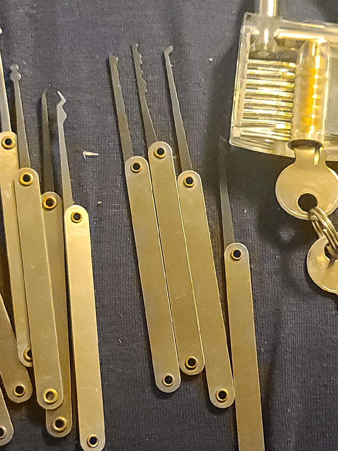 Lock Pick Set with Practice Lock thumbnail