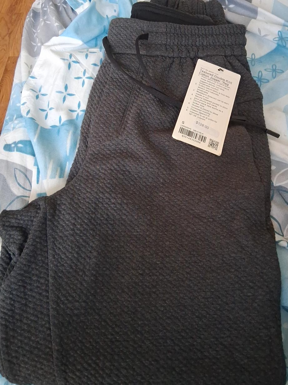 Lululemon Textured Double-Knit Cotton Jogger - Size S thumbnail