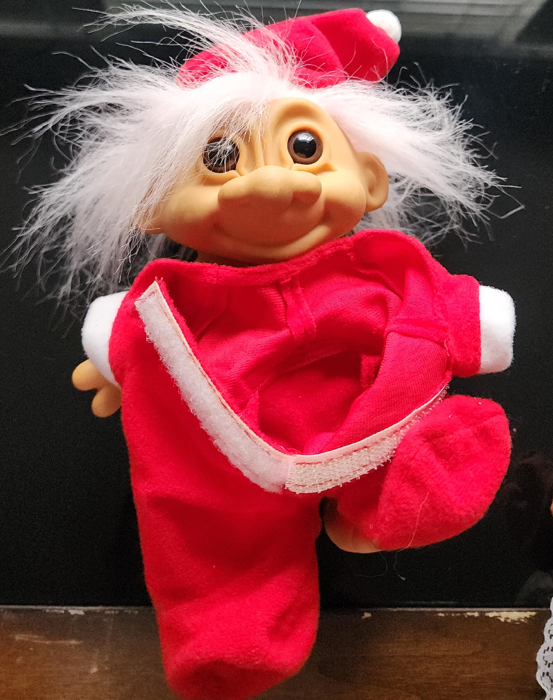 Vintage Troll Doll in Santa Outfit thumbnail