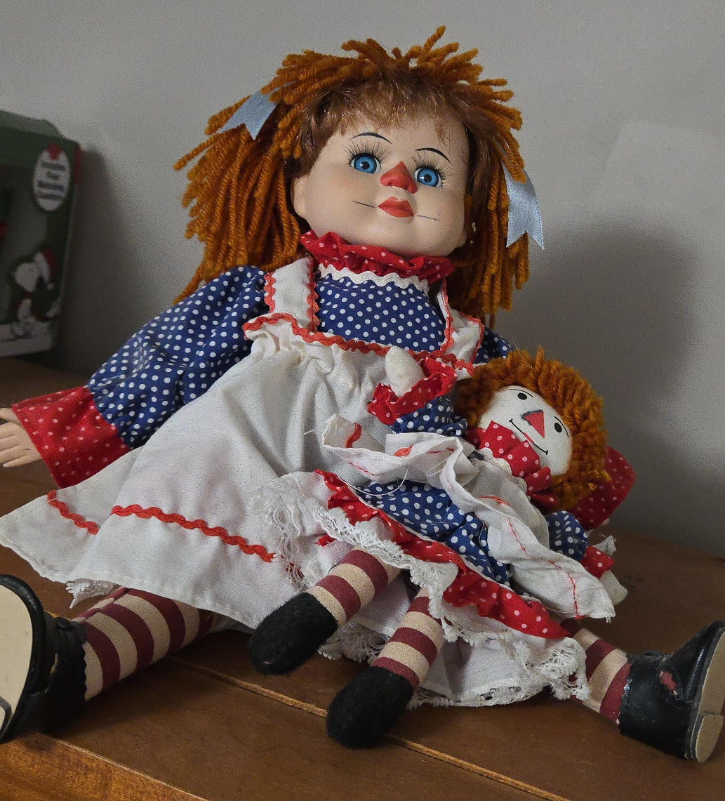 Raggedy Ann Doll with Mini Doll thumbnail