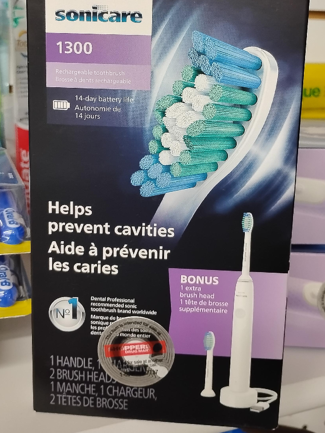 Sonicare 1300 Rechargeable Toothbrush thumbnail