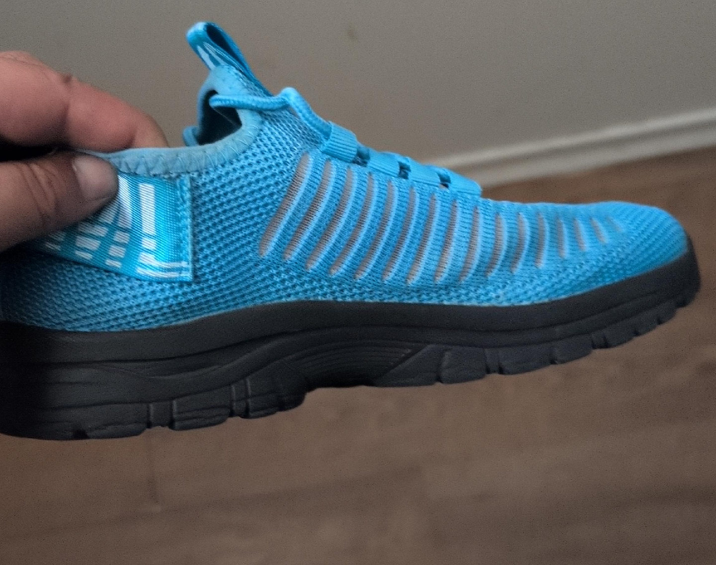 Blue Knit Slip-On Sneaker thumbnail