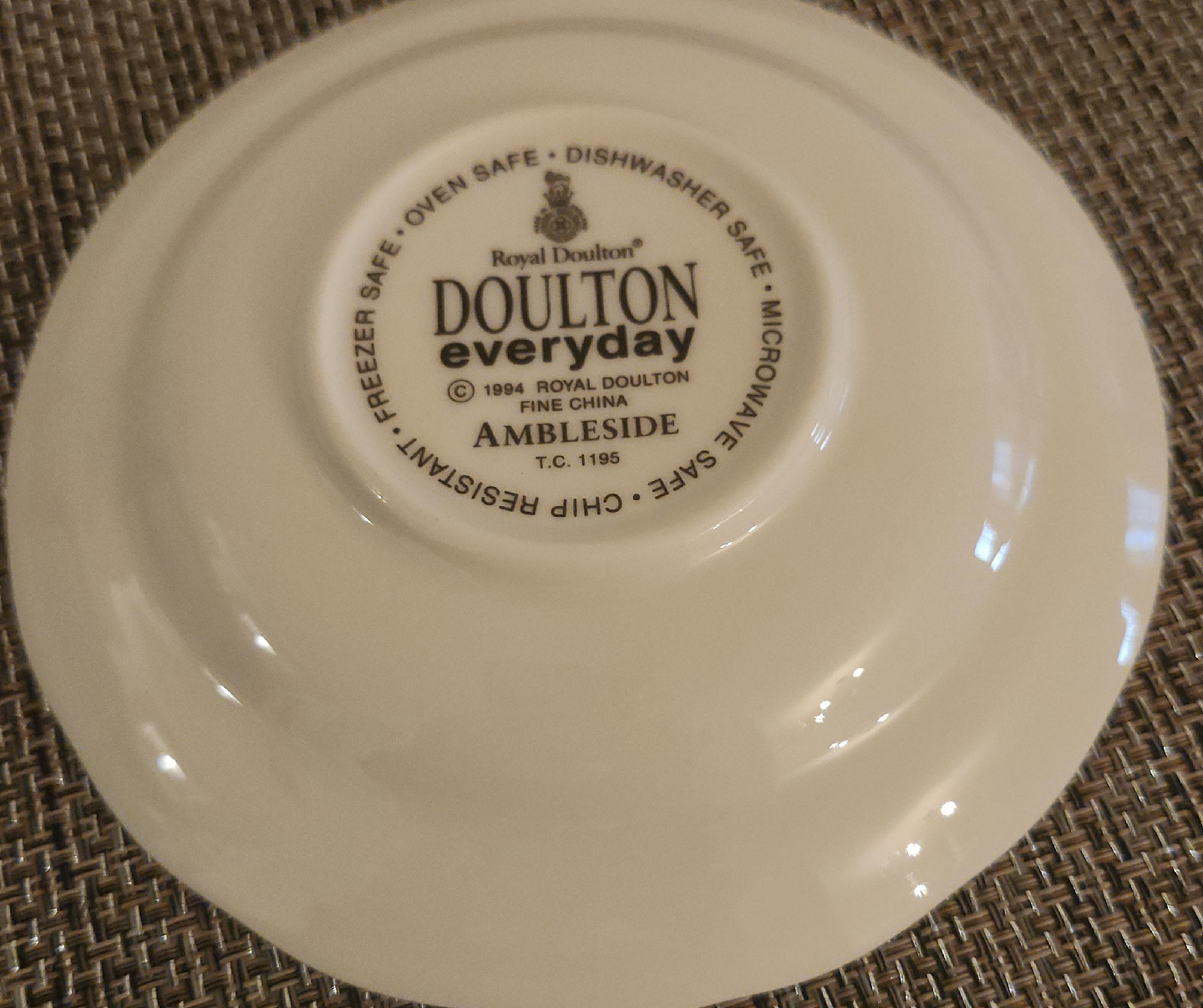 Hankook Bowl with Royal Doulton Saucer image indicator(1)