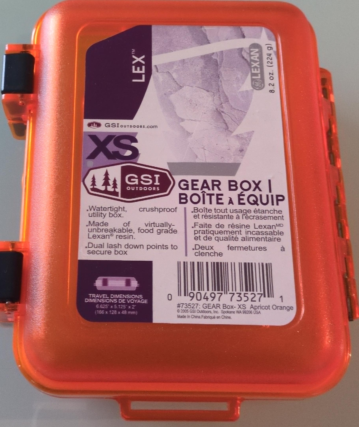GSI Outdoors Gear Box XS - Apricot Orange🥕 thumbnail