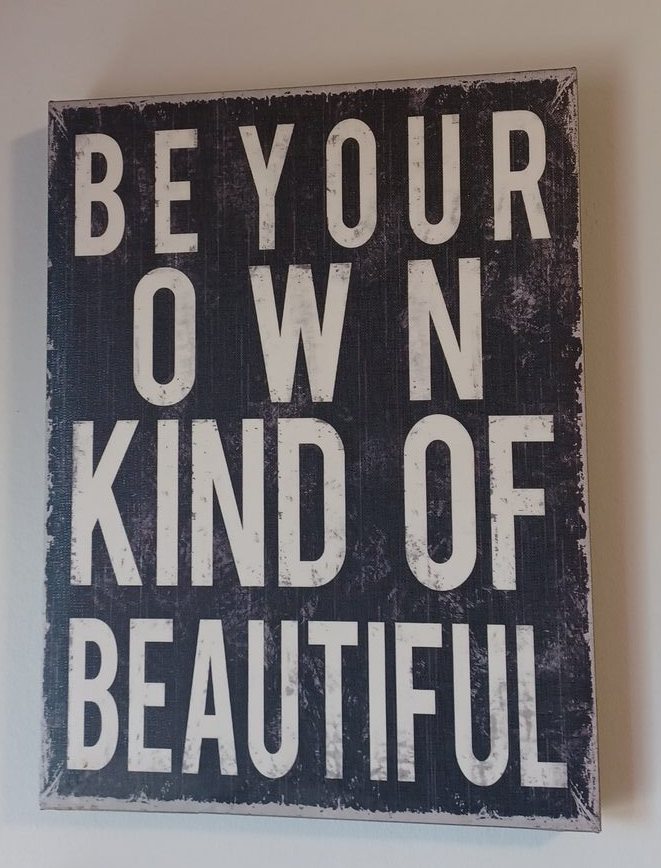 "Be Your Own Kind of Beautiful" Wall Art thumbnail