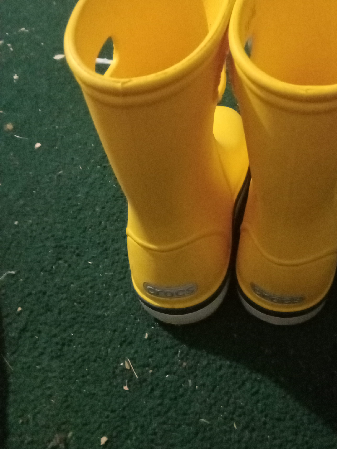 Crocs Yellow Rain Boots thumbnail