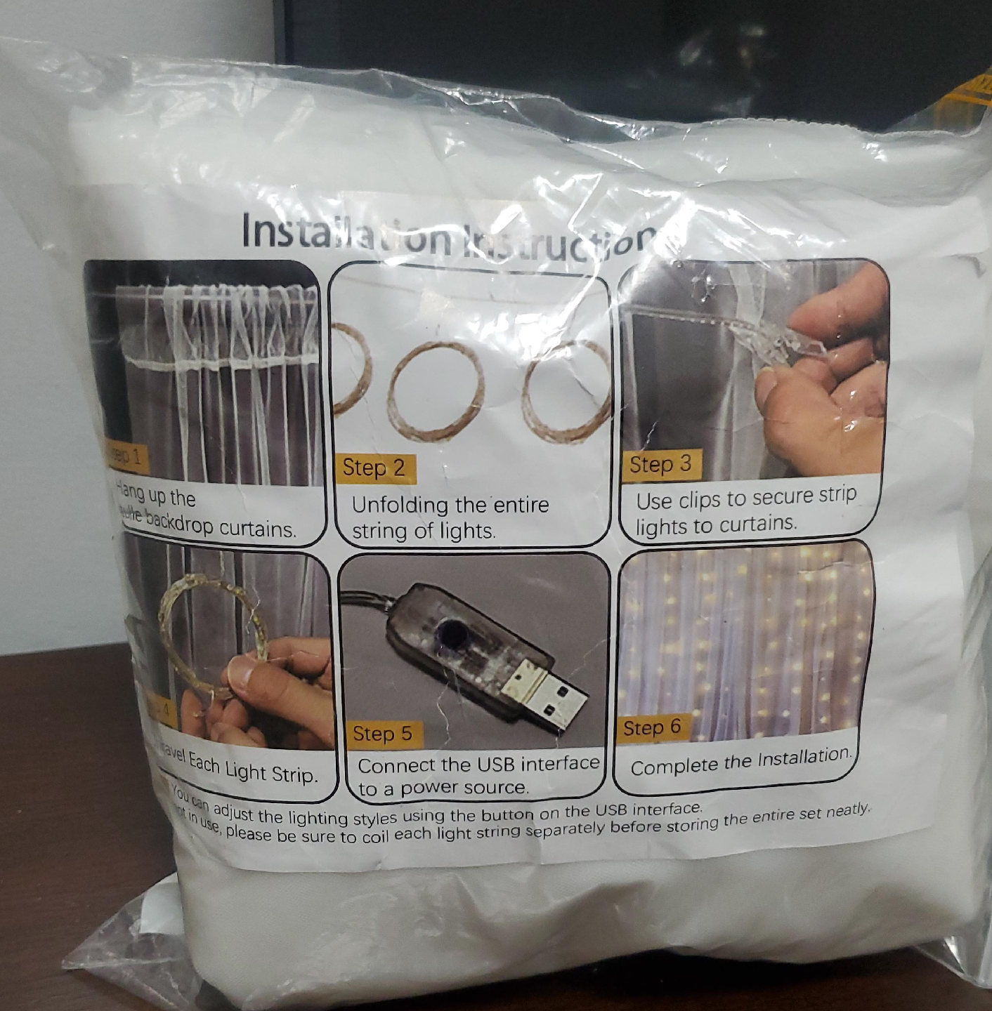 Curtain String Lights - New in Package! thumbnail