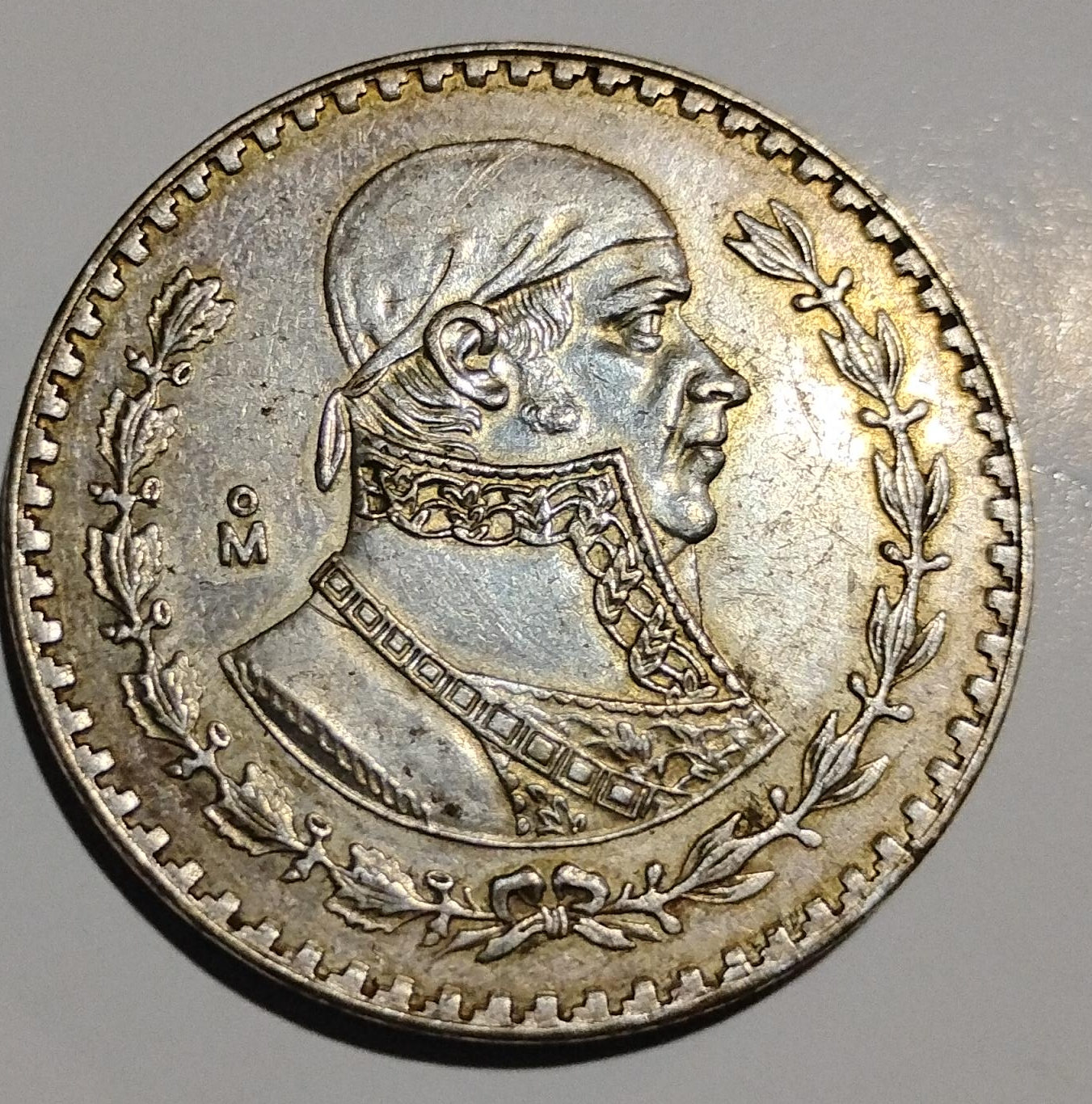 Vintage 1966 Mexican Silver Peso Coin thumbnail