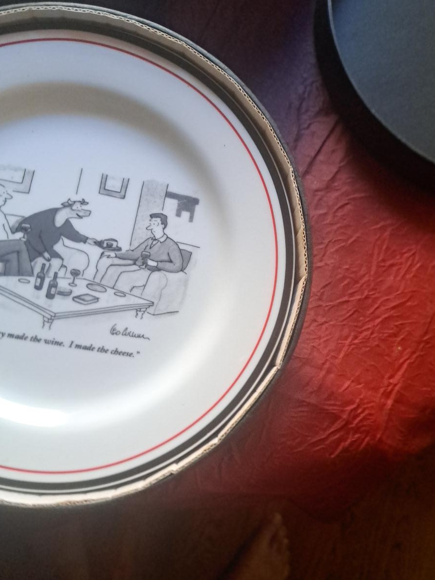 The New Yorker Cartoon Plate