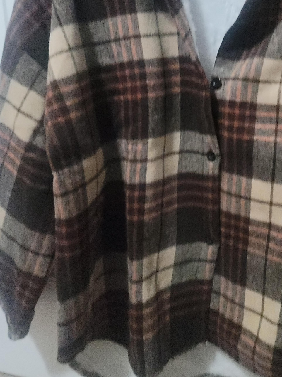 Flannel Shirt - Brown Plaid, Size XL thumbnail