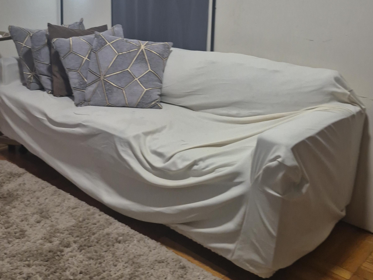 Comfortable Sofa with Pillows thumbnail