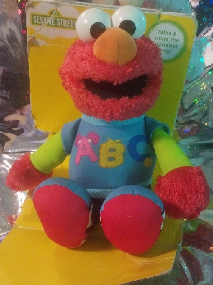 Sesame Street Elmo ABC Plush Toy