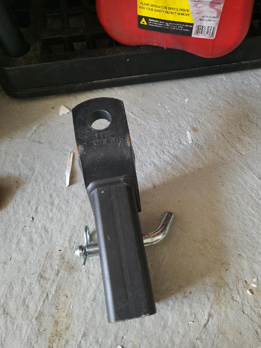 Black Hitch Receiver