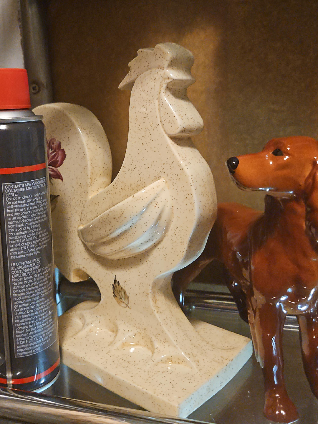 Ceramic Rooster Figurine thumbnail