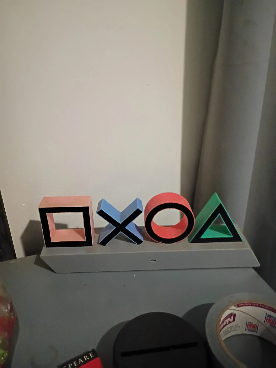 PlayStation Symbols Desk Decor