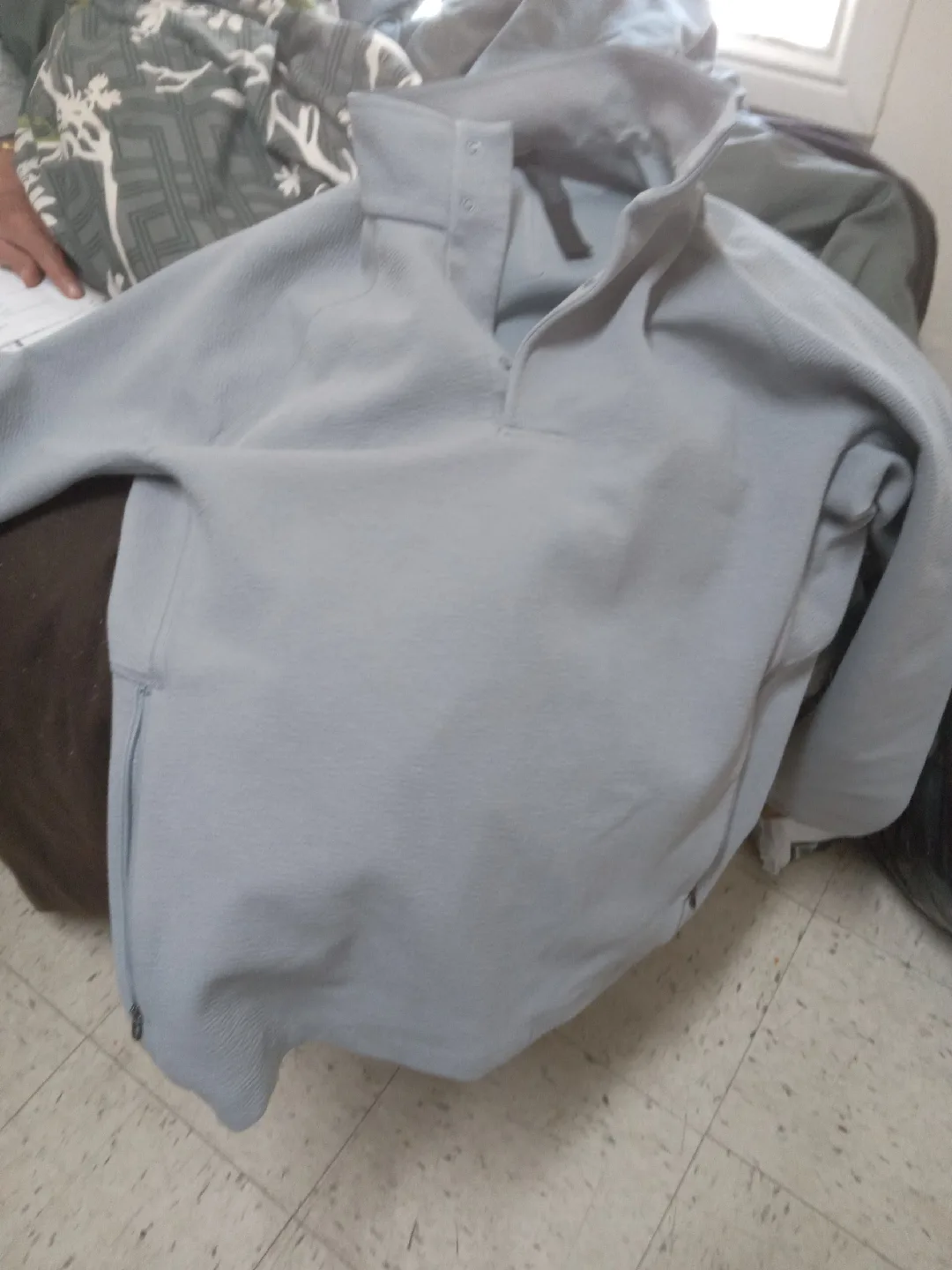 Grey Fleece Pullover