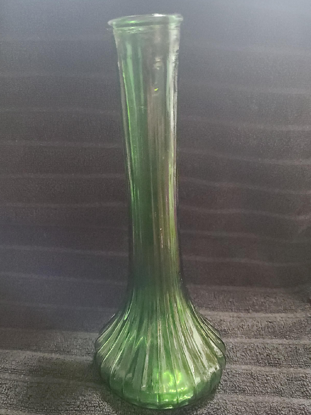 Vintage  Forest Glass Vase thumbnail