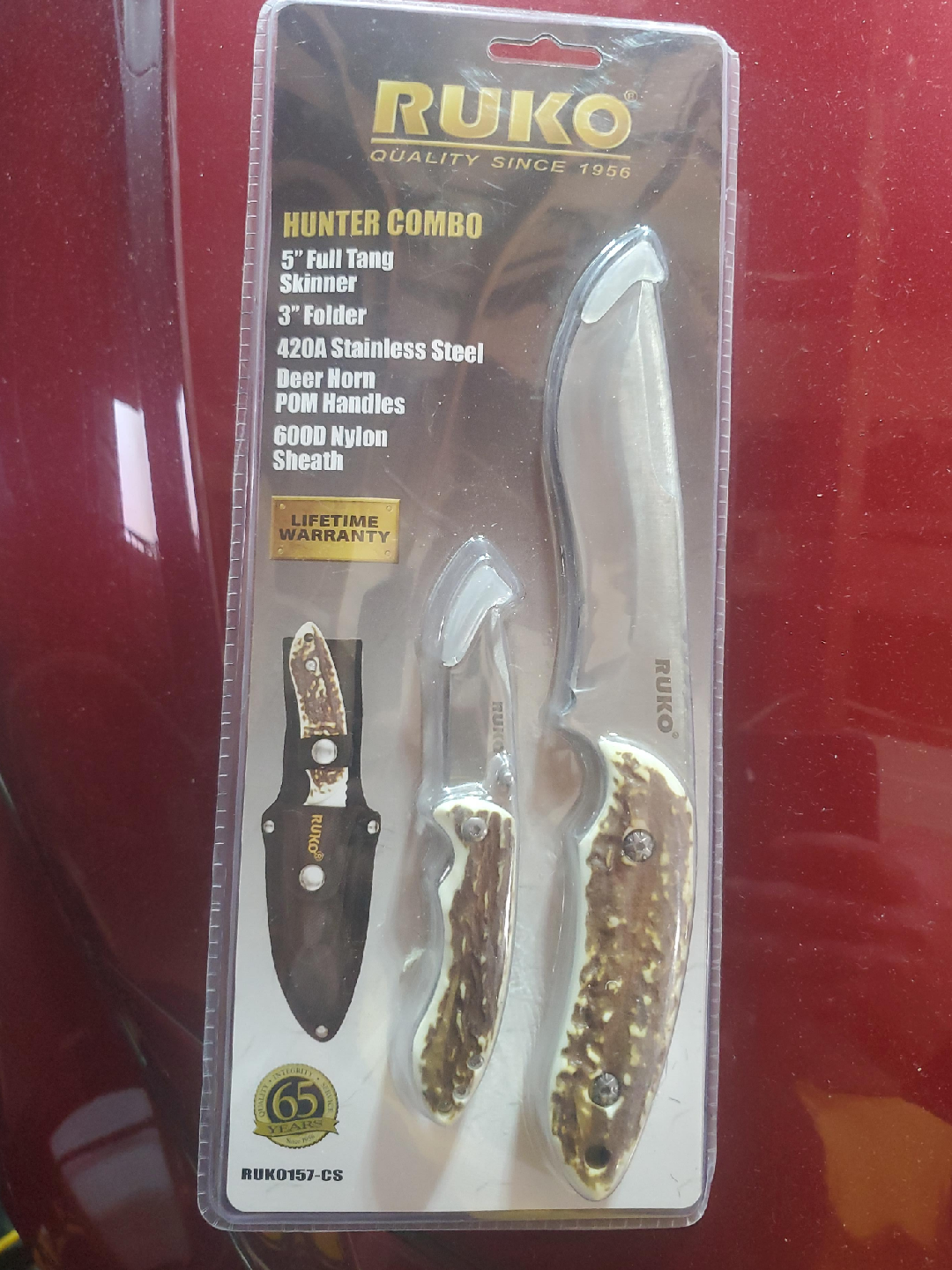 Ruko Hunter Combo Knife Set - New in Package thumbnail