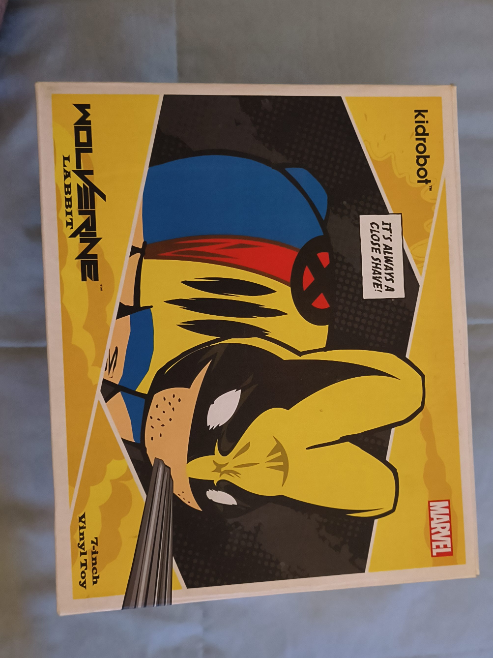 Vintage Kidrobot Marvel Wolverine Labbit 7-inch Vinyl Toy thumbnail