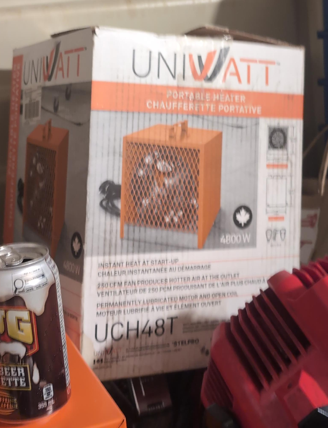 UNIWATT UCH48T Portable Heater - Like New!