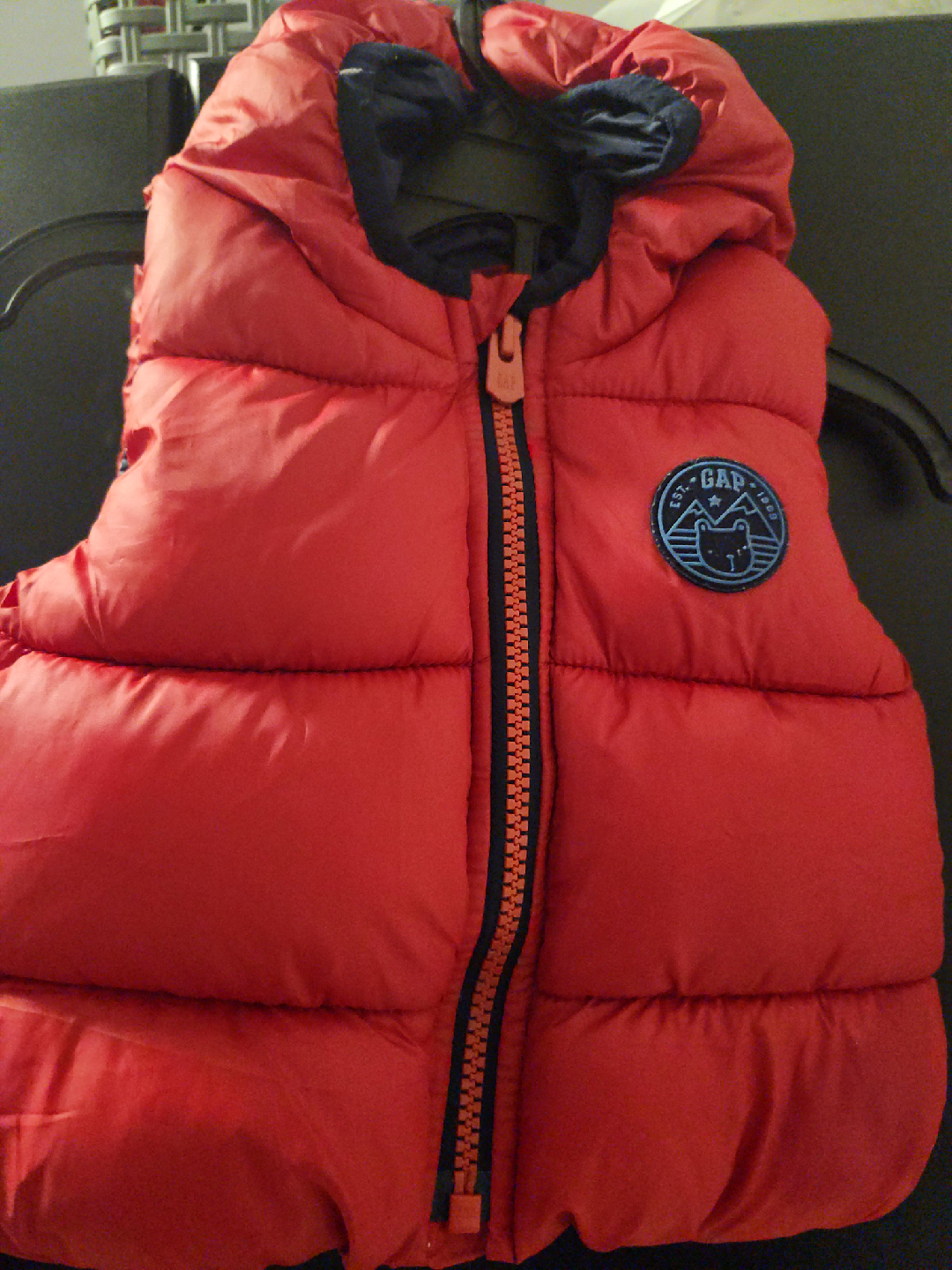 GAP Baby Puffer Vest - Red 🧡 thumbnail