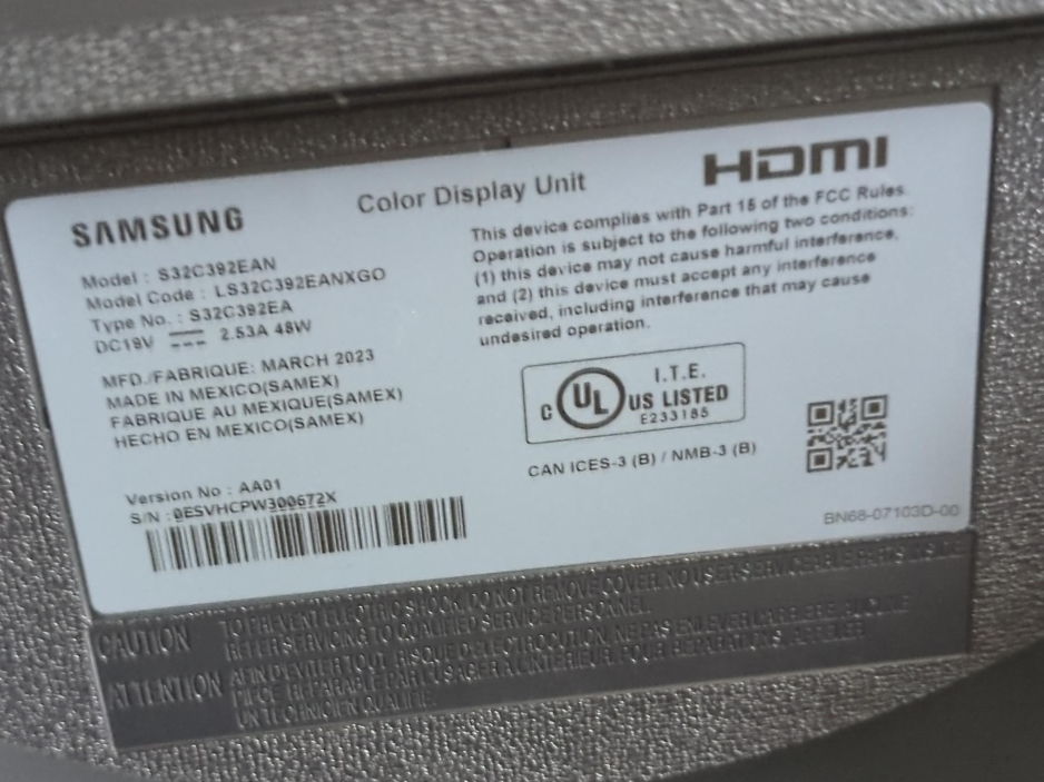 Samsung S32C392EAN 32" Curved Monitor thumbnail