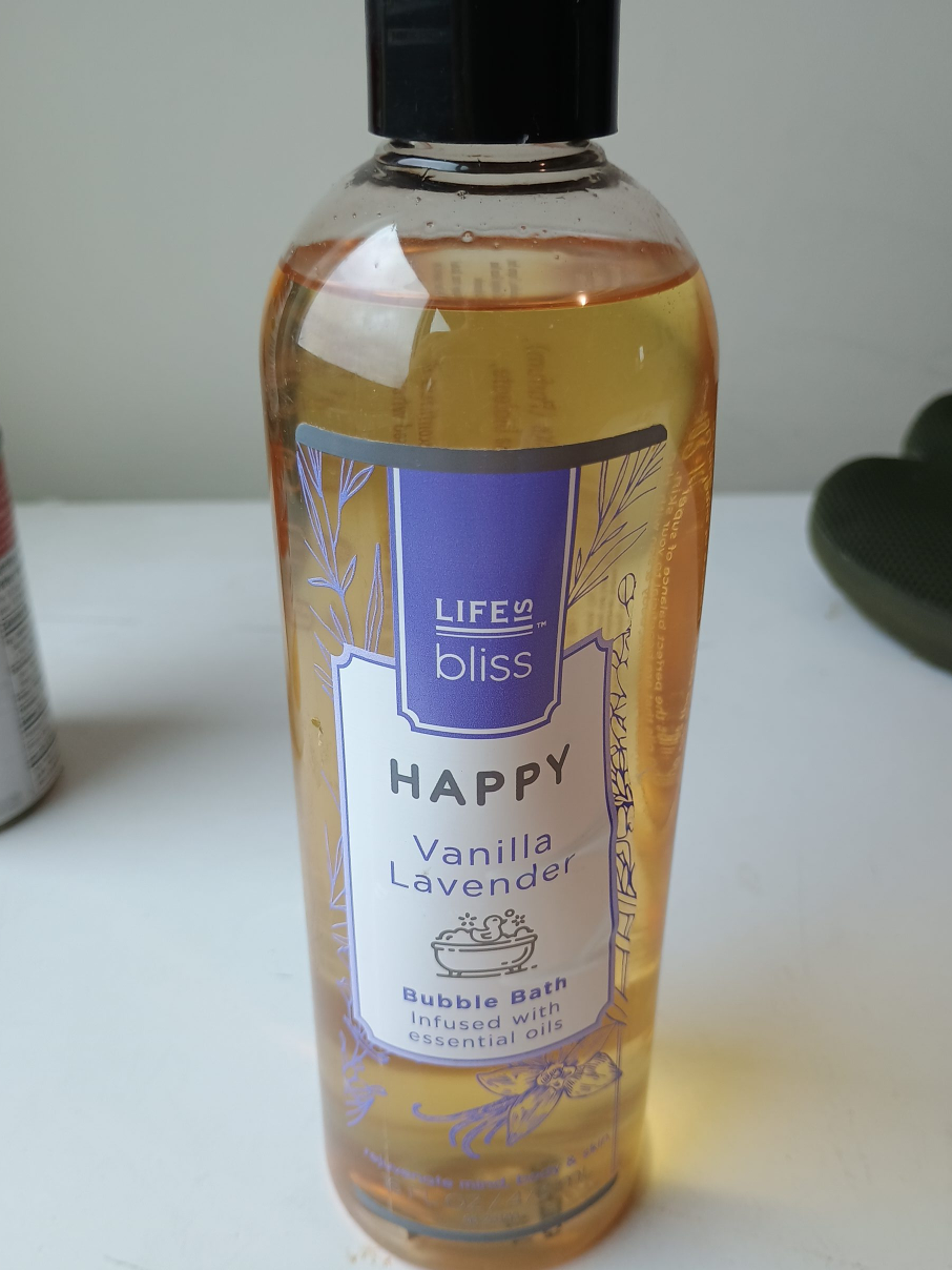 🥕 Life's Bliss Vanilla Lavender Bubble Bath 16oz 473ml thumbnail