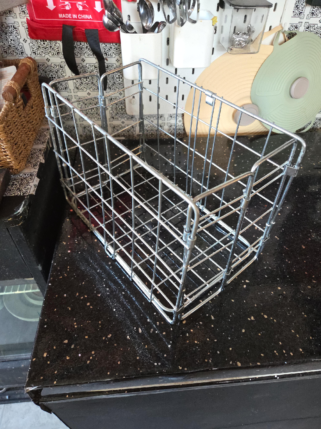 Wire Storage Basket - Chrome Finish thumbnail