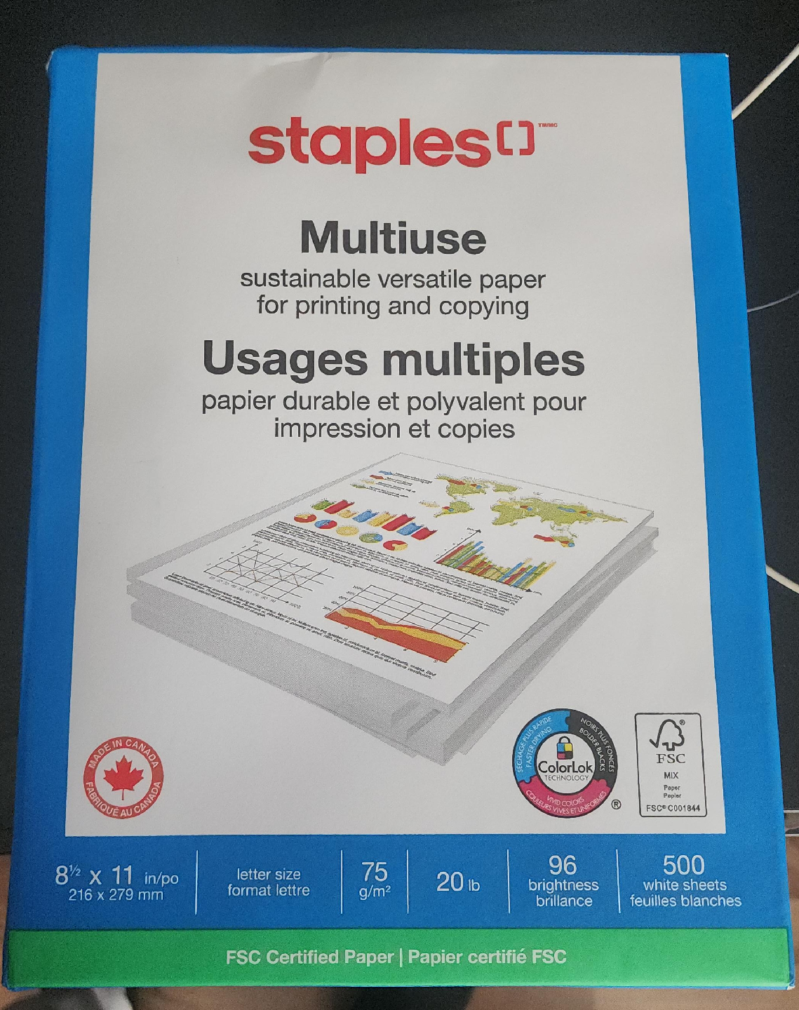 Staples Multipurpose Paper - 500 Sheets thumbnail
