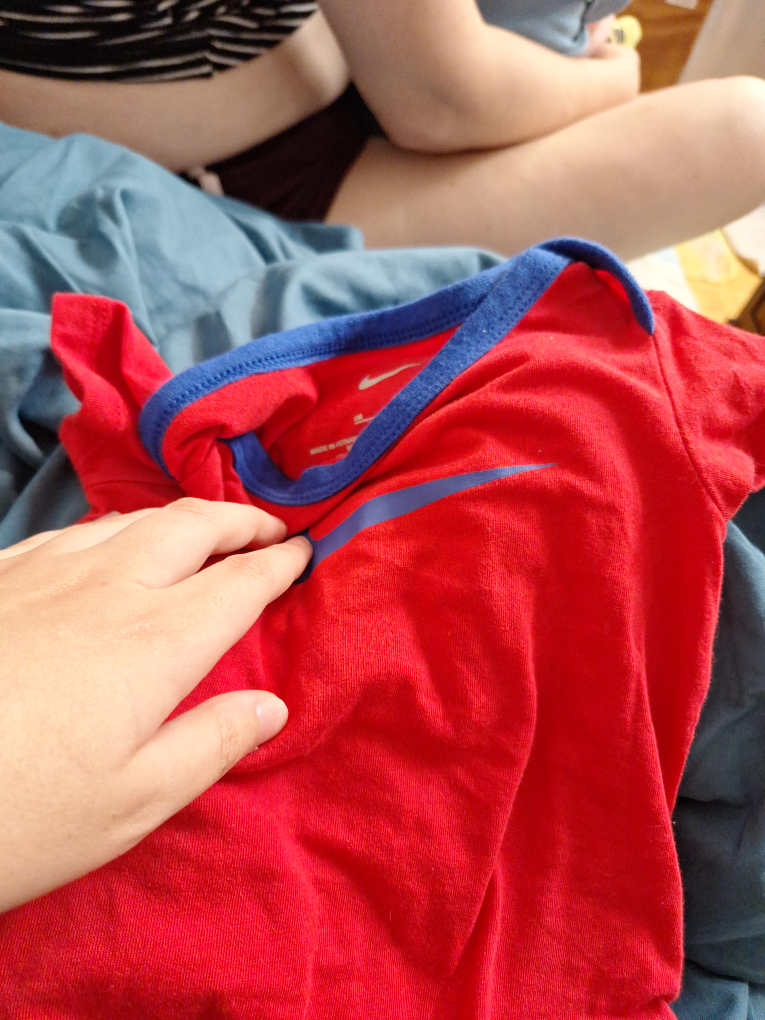 Nike Baby Bodysuit - 6M, Red thumbnail