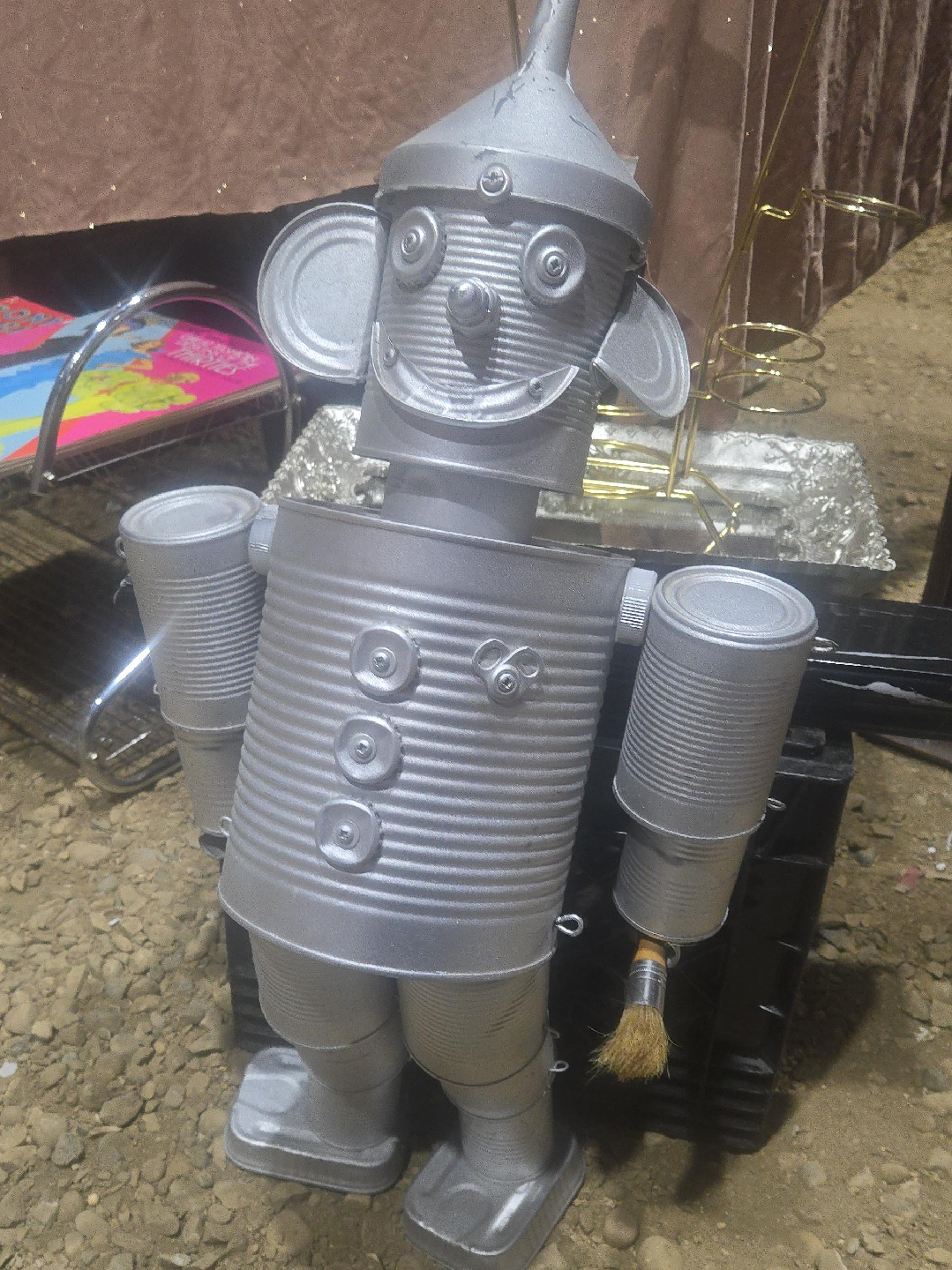 Tin Can Robot Art