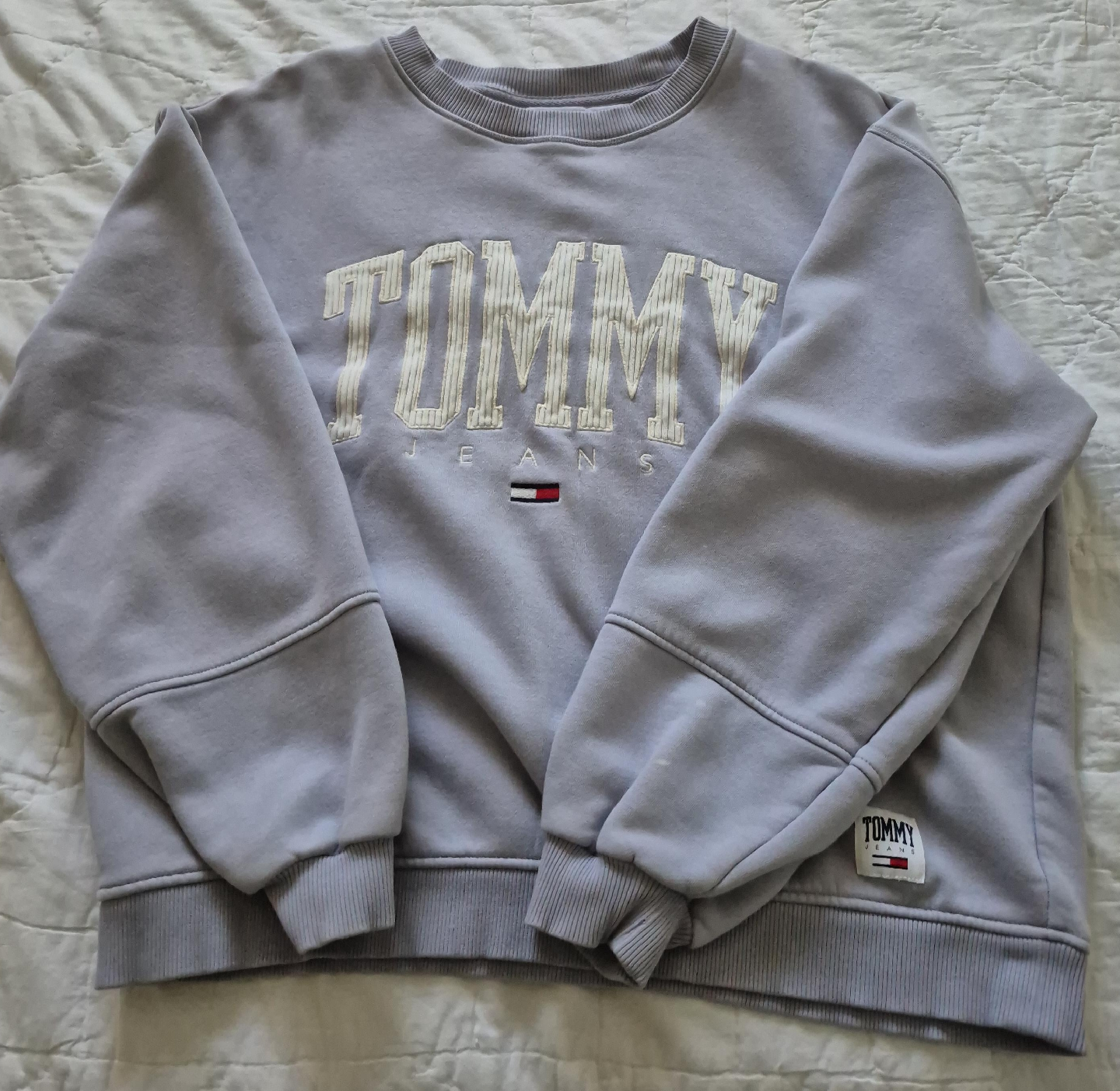 Tommy Jeans Lavender Crewneck Sweatshirt