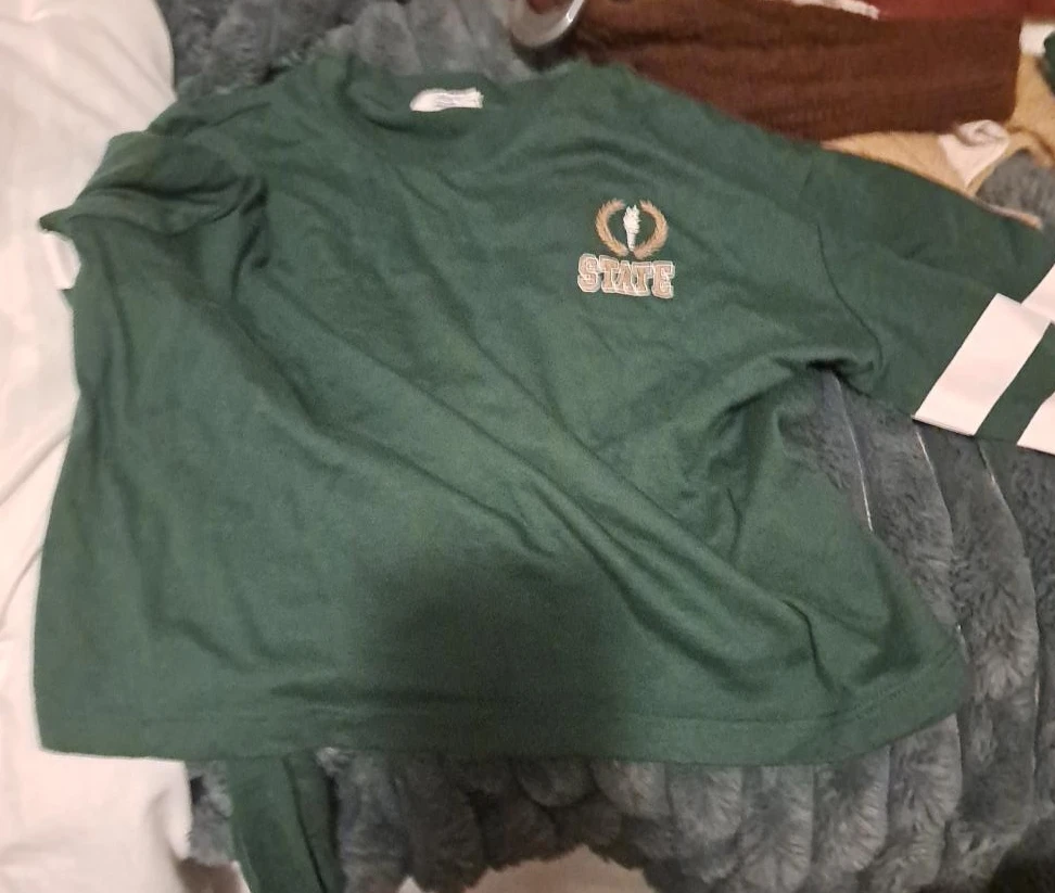 Green 'State' Graphic T-Shirt