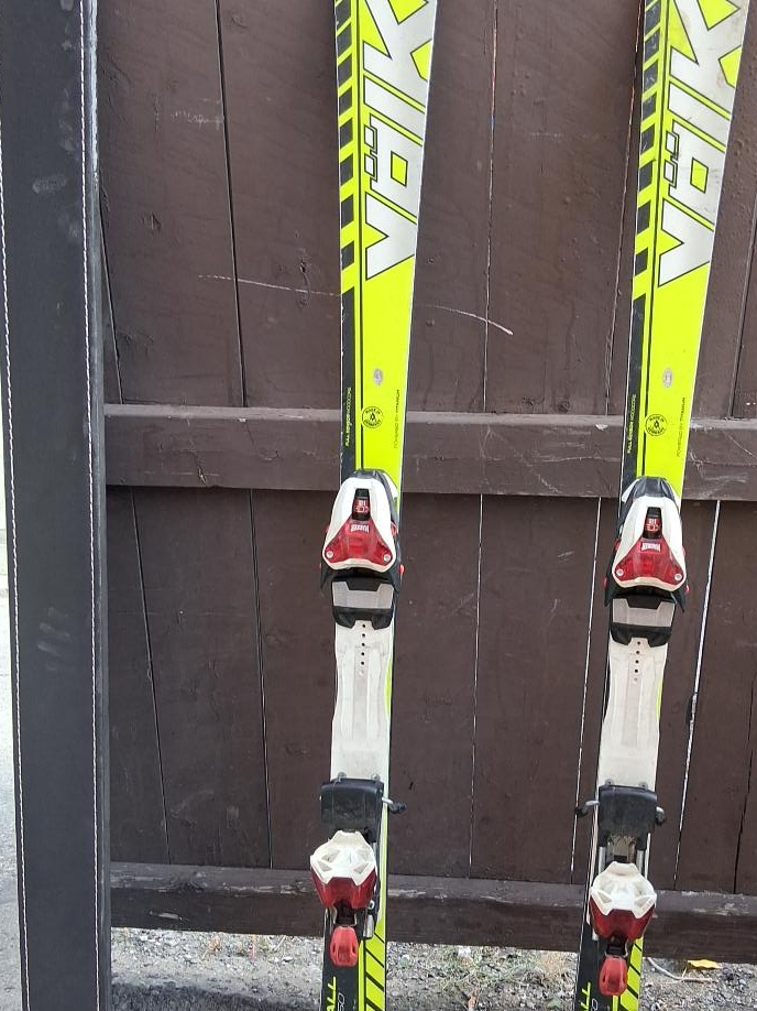 Volkl Speedwall RaceTiger 150 Skis w/ Marker Bindings thumbnail