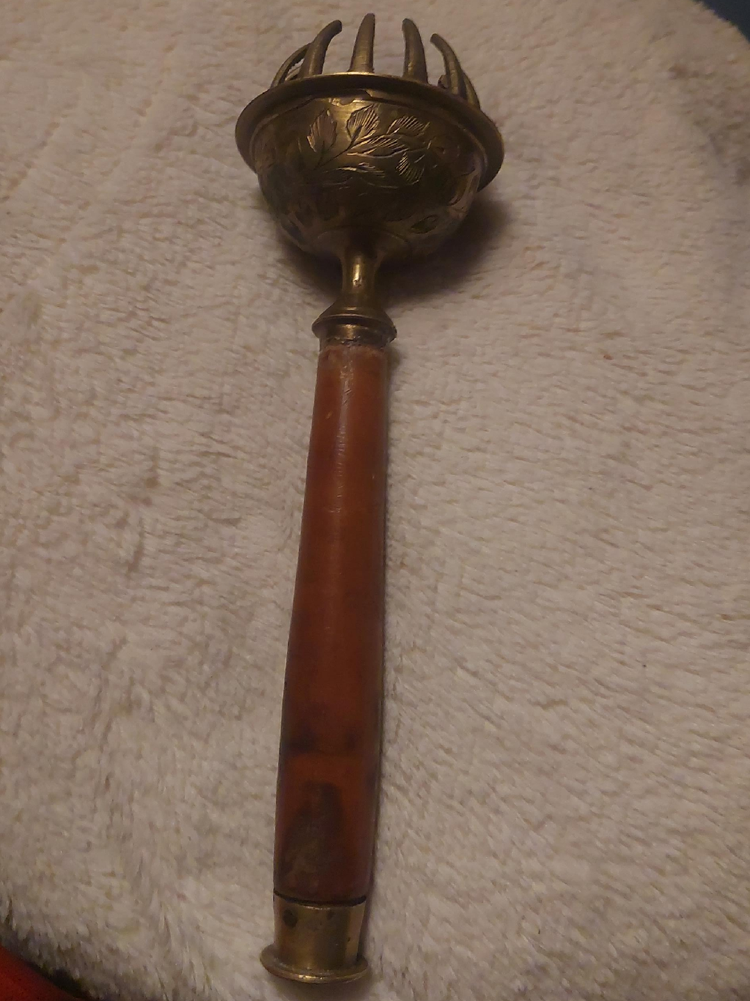 Vintage Brass elephant claw Bell
