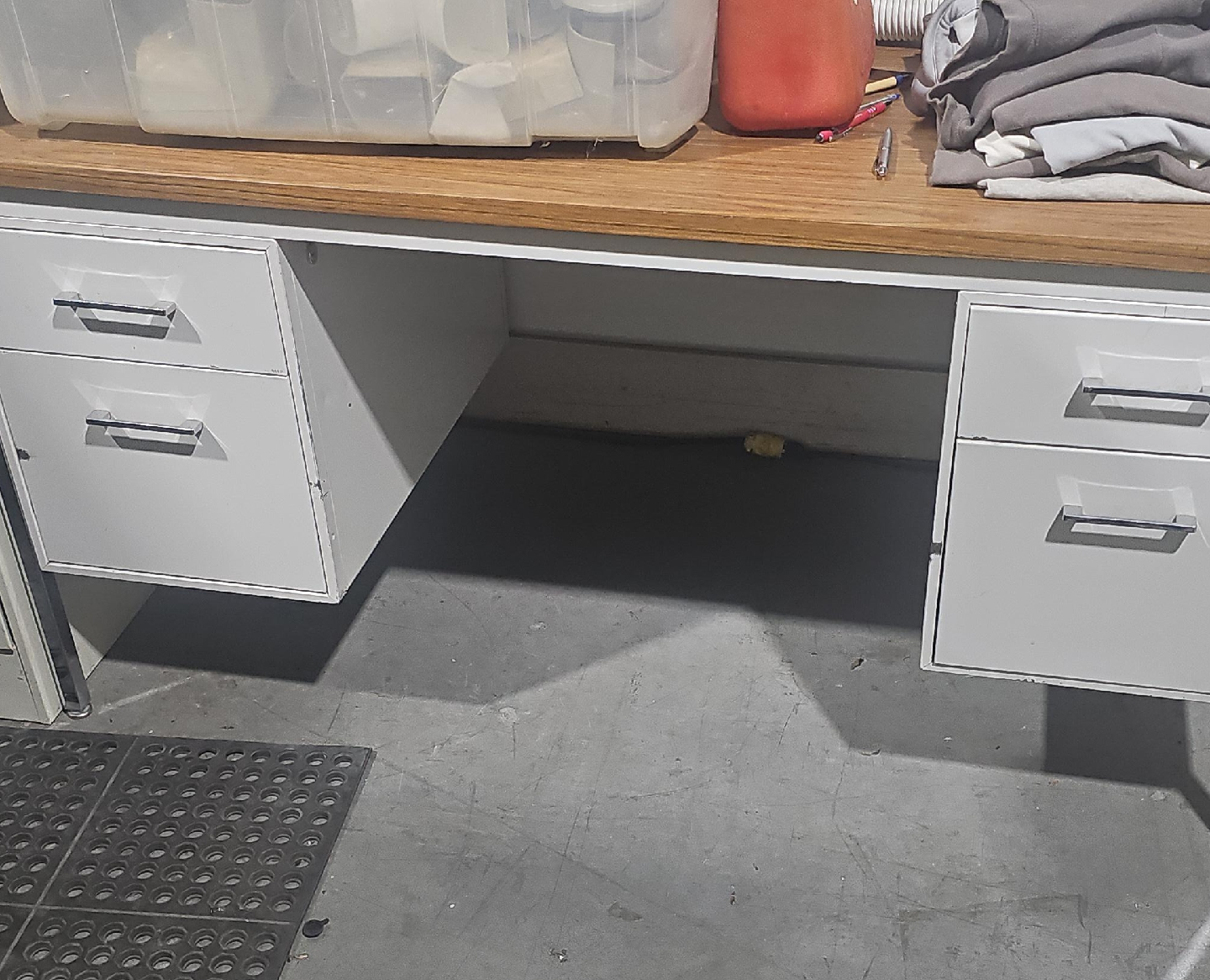 Metal Desk with Drawers