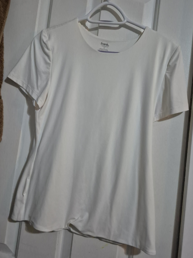 Frank and Oak White T-Shirt - Size L thumbnail