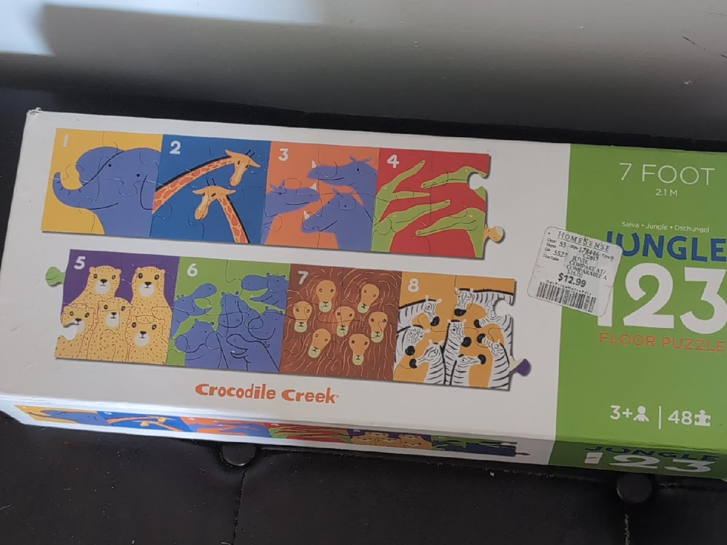 Crocodile Creek Jungle 123 Floor Puzzle - 7 Foot image indicator(1)