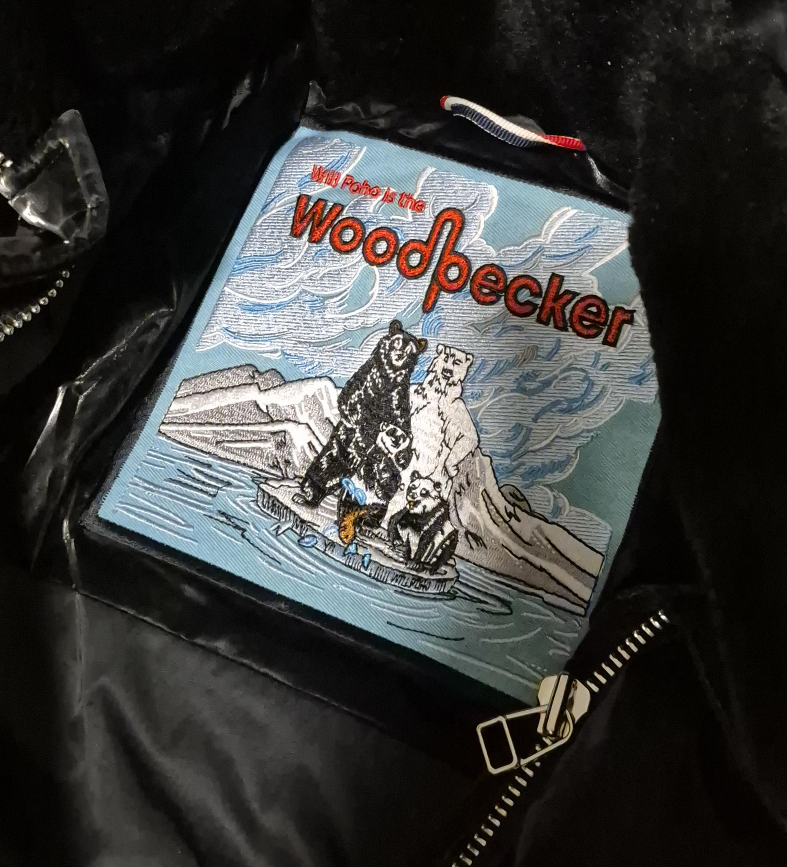 Woodpecker Black Puffer Coat