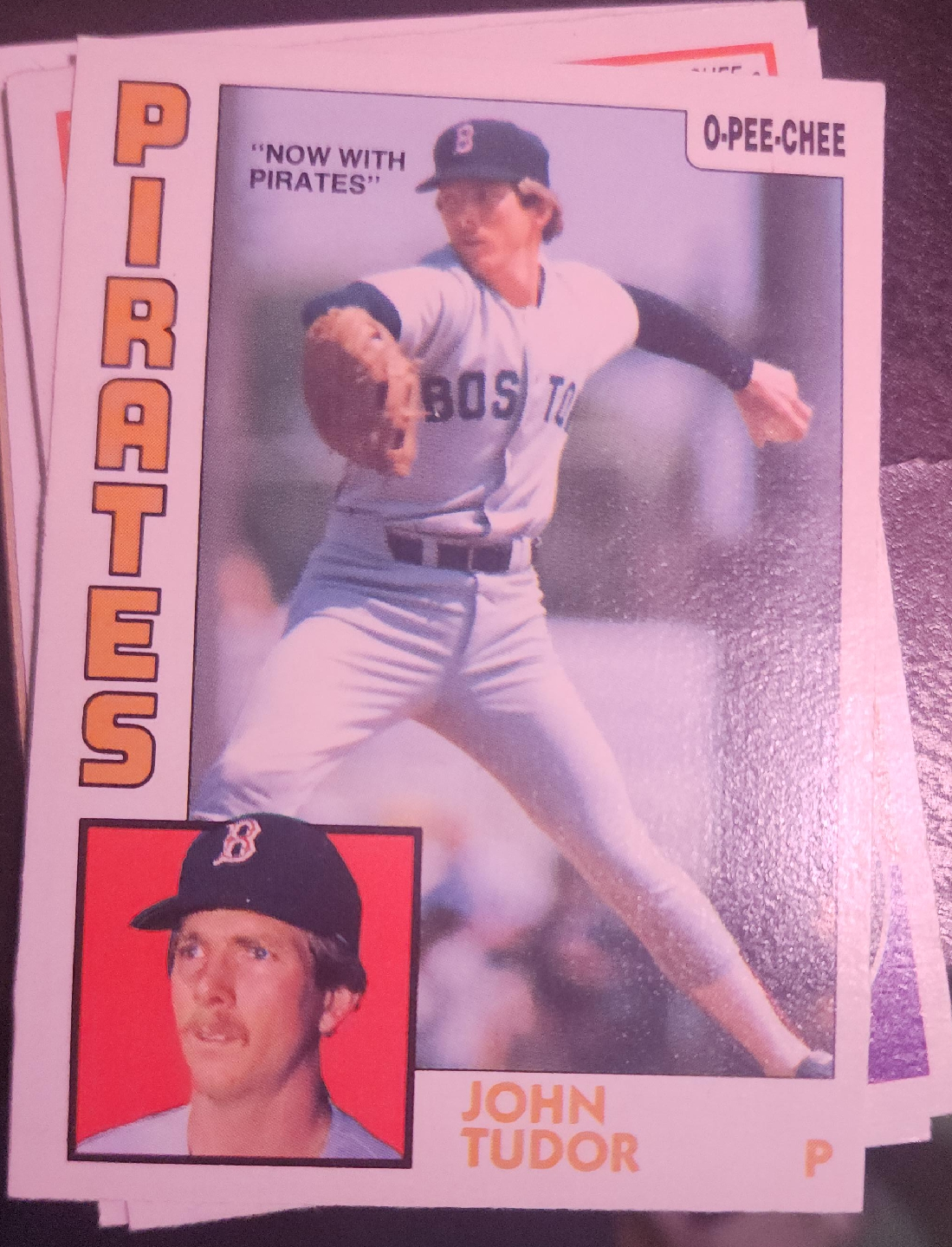 O-Pee-Chee John Tudor Baseball Card thumbnail