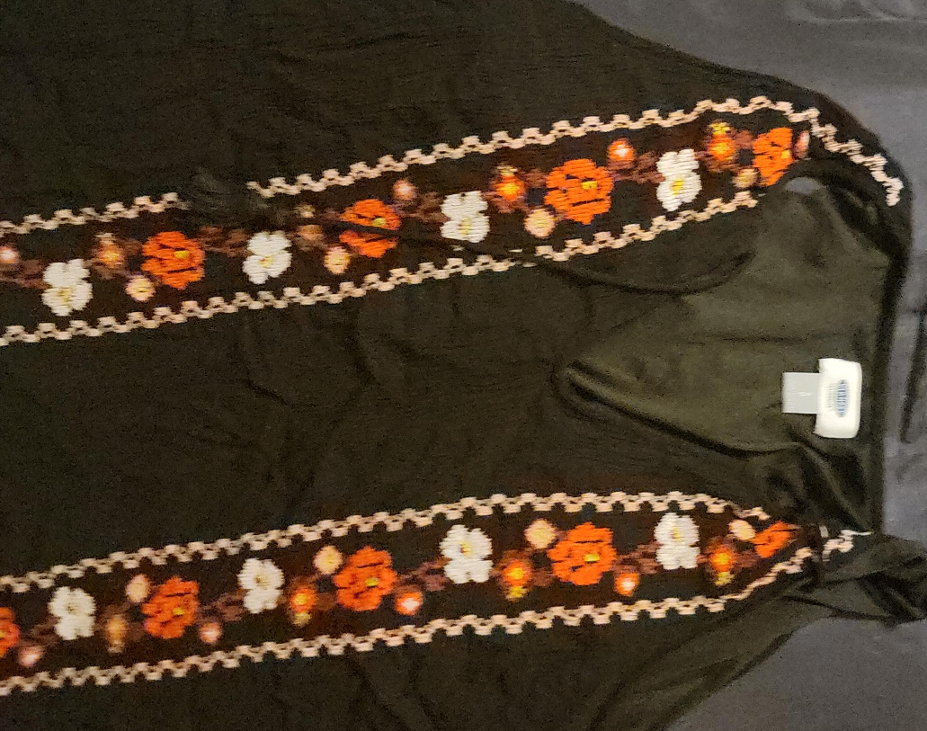 Old Navy Floral Embroidered Kimono - Size S image indicator(1)