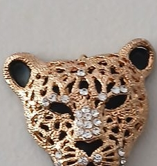 Leopard Head Brooch thumbnail