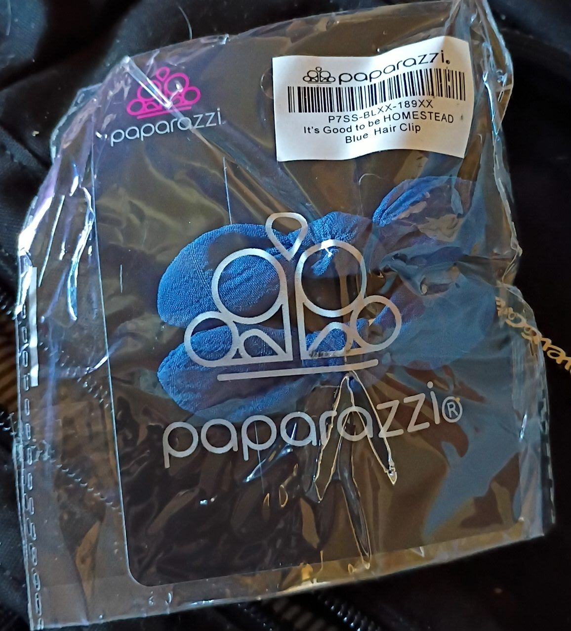 New Paparazzi Blue Hair Clip thumbnail