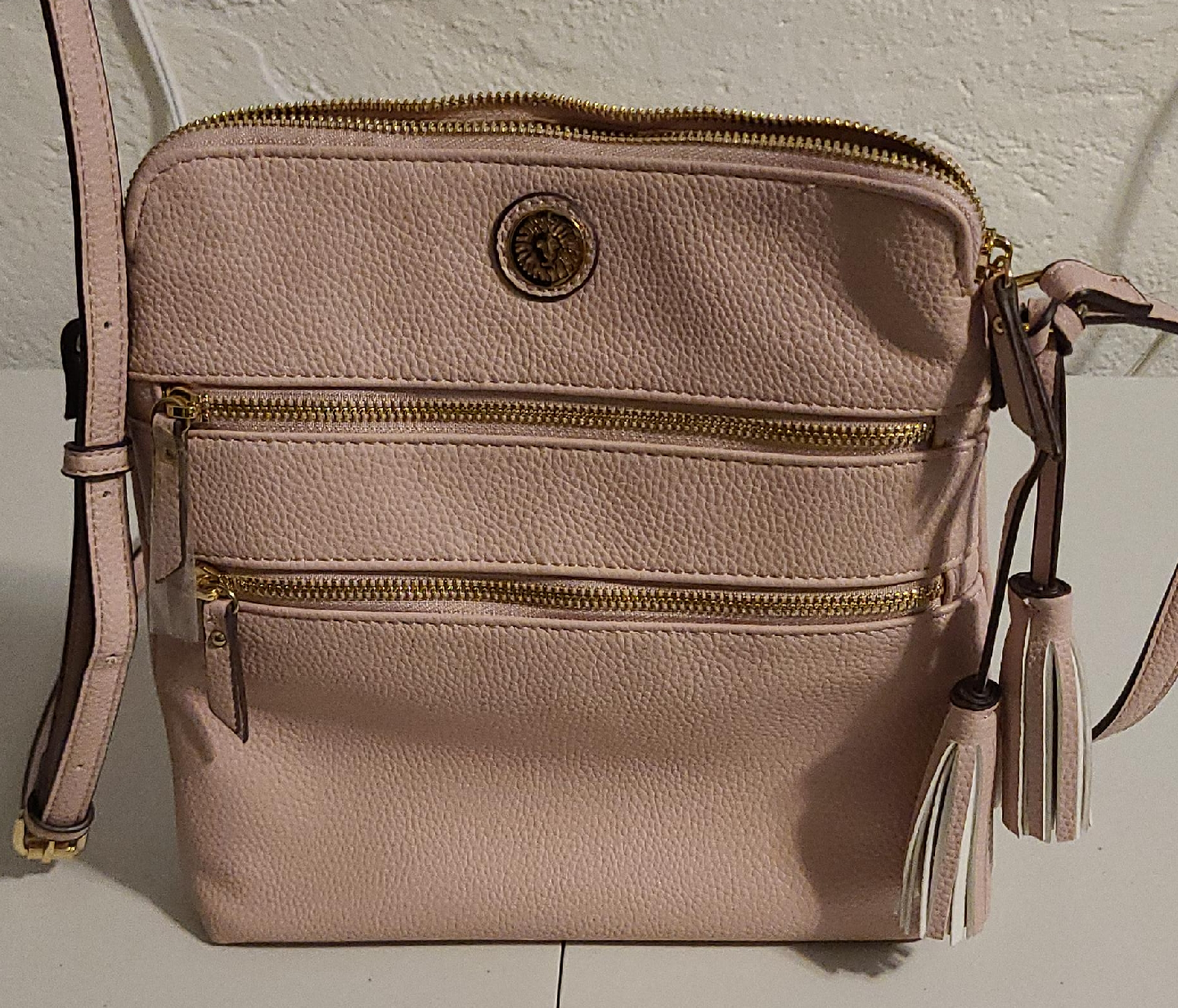 Anne Klein Pink Crossbody Bag thumbnail