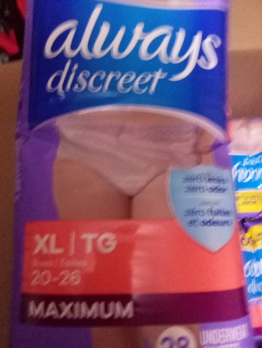 Always Discreet Underwear, XL (20-26) image indicator(2)