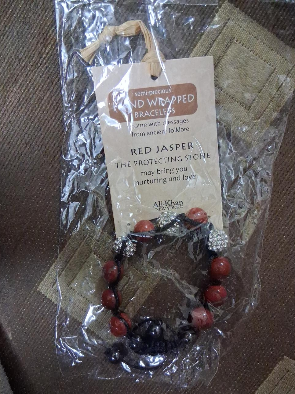 Ali-Khan Red Jasper Bracelet - New thumbnail